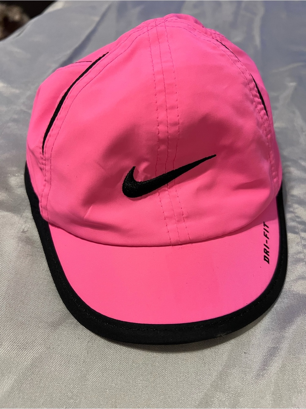 Nike Dri-FIT Infant Hot Pink Black Adjustable Athletic Baseball Cap